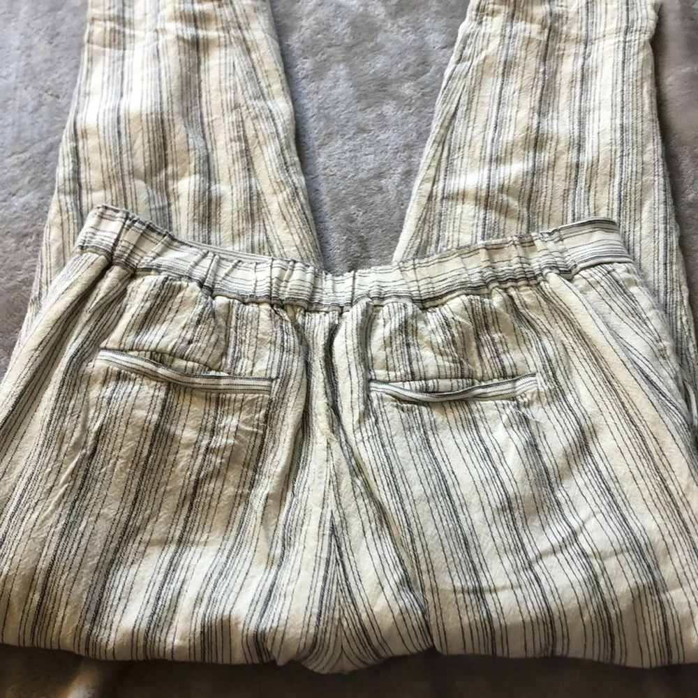 Banana republic Hayden cropped linen pants